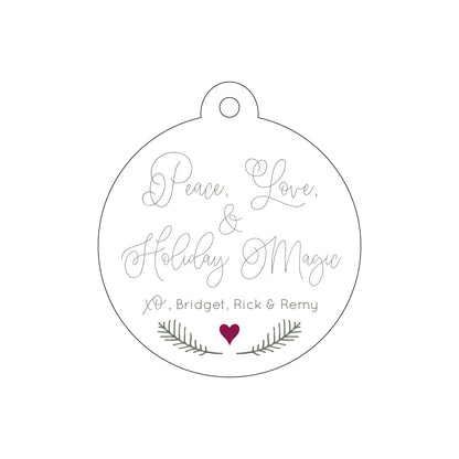 Personalized Gift Tag - T348