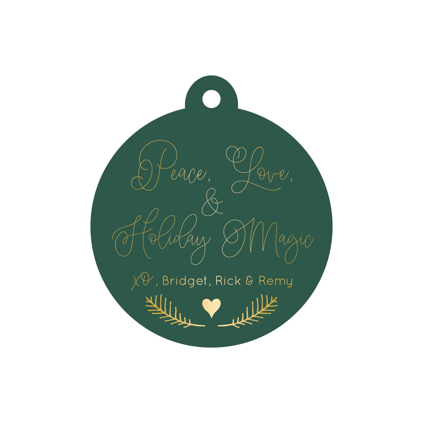 Personalized Gift Tag - T348