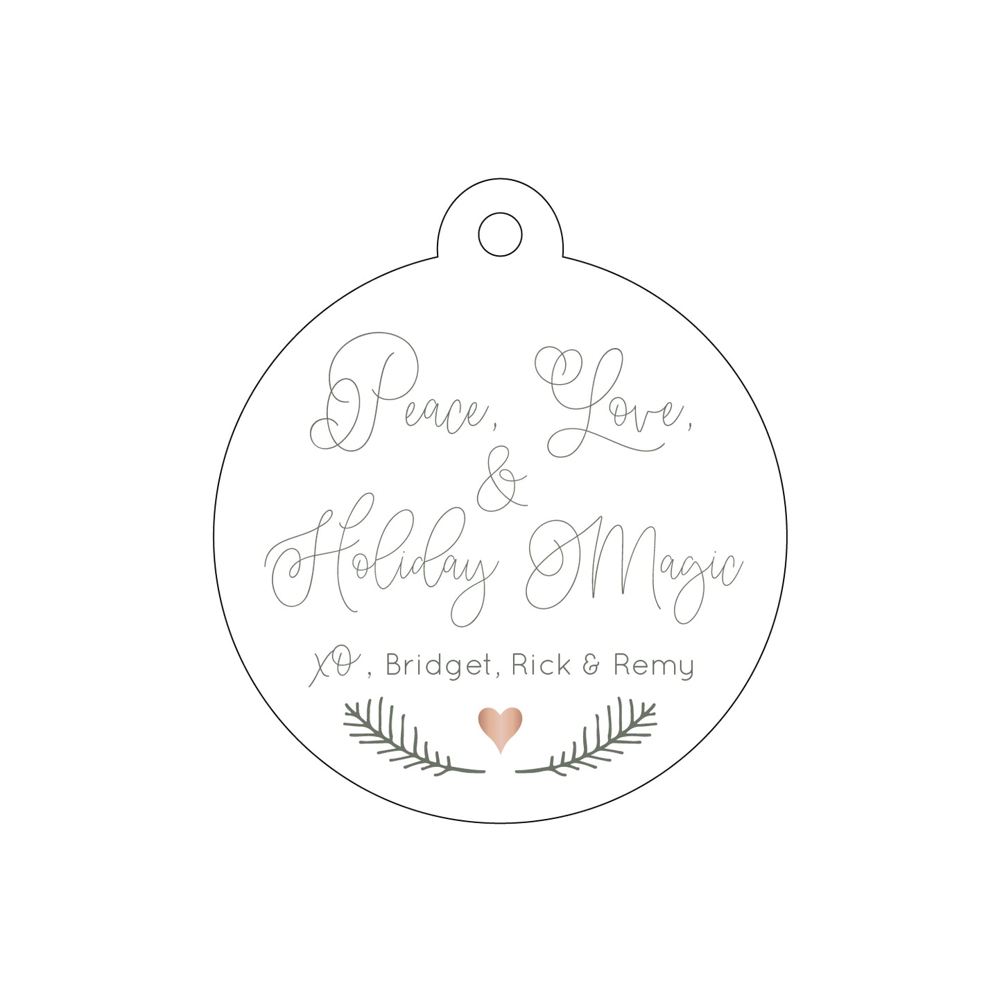 Personalized Gift Tag - T348