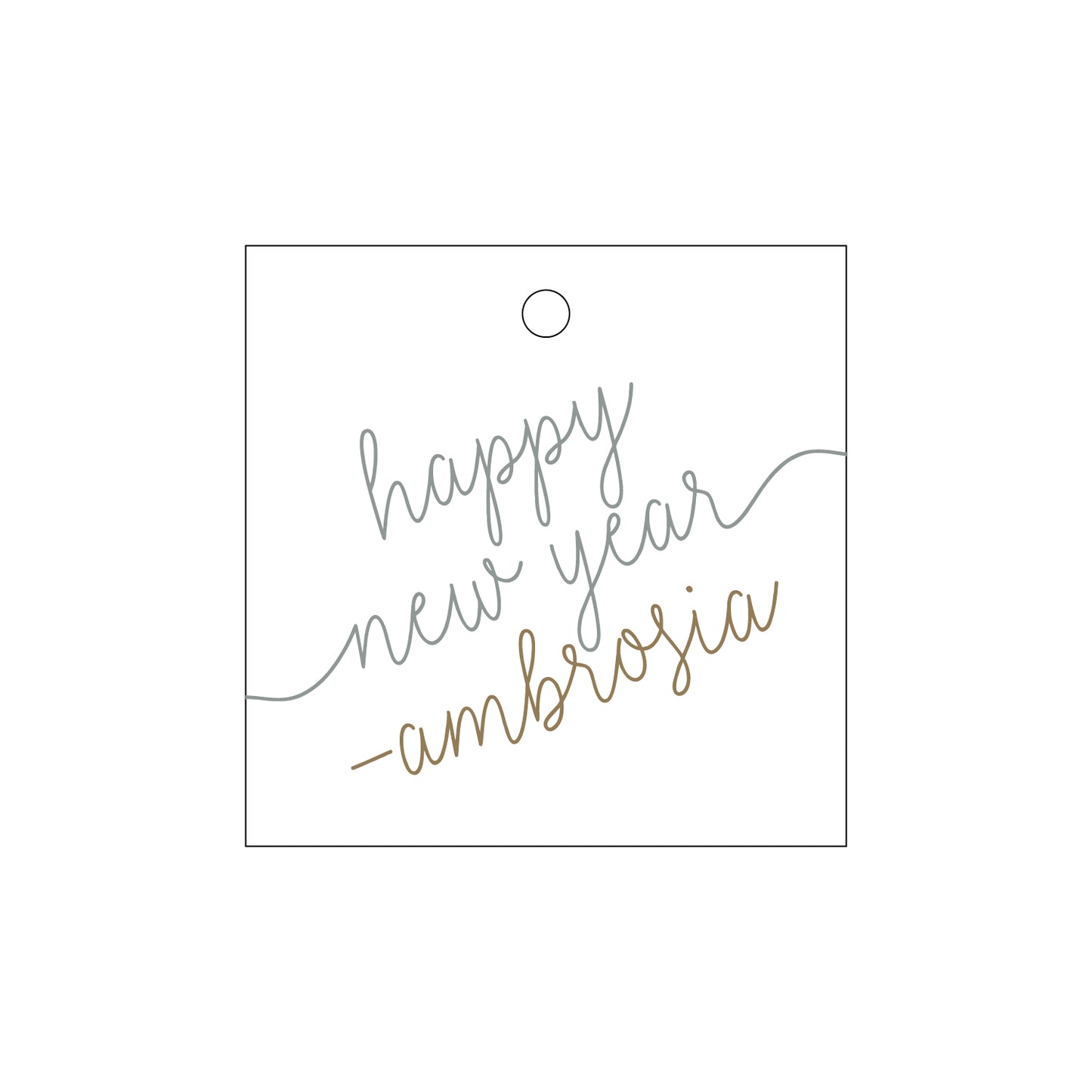 Personalized Gift Tag - T349