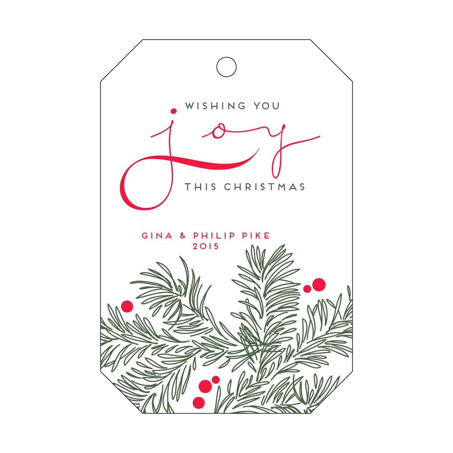 Personalized Gift Tag - T34