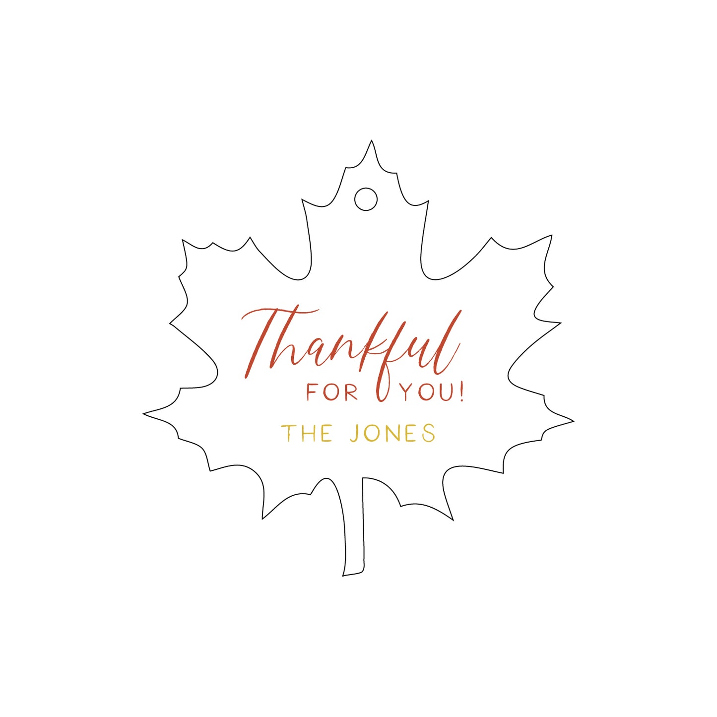 Personalized Gift Tag - T351