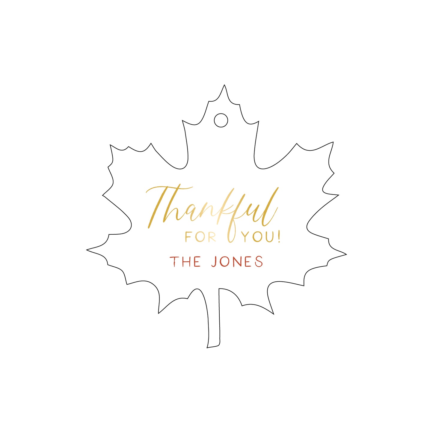 Personalized Gift Tag - T351