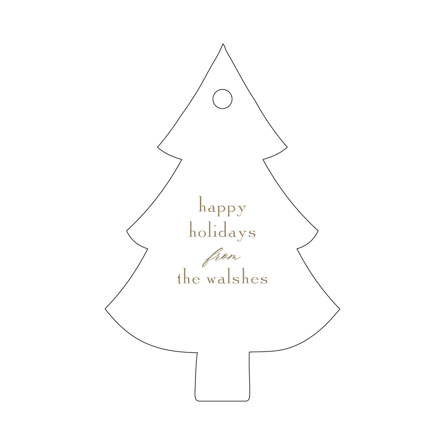 Personalized Gift Tag - T357