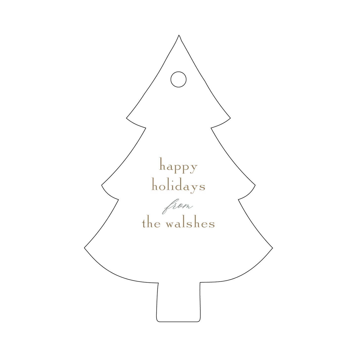 Personalized Gift Tag - T357