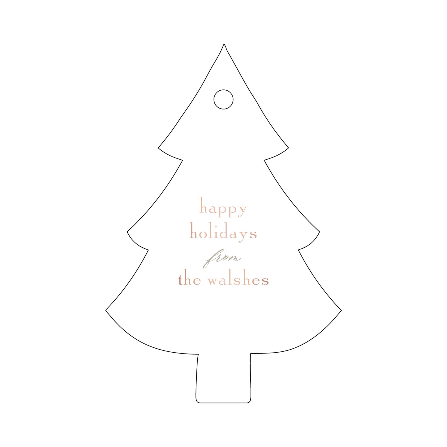 Personalized Gift Tag - T357