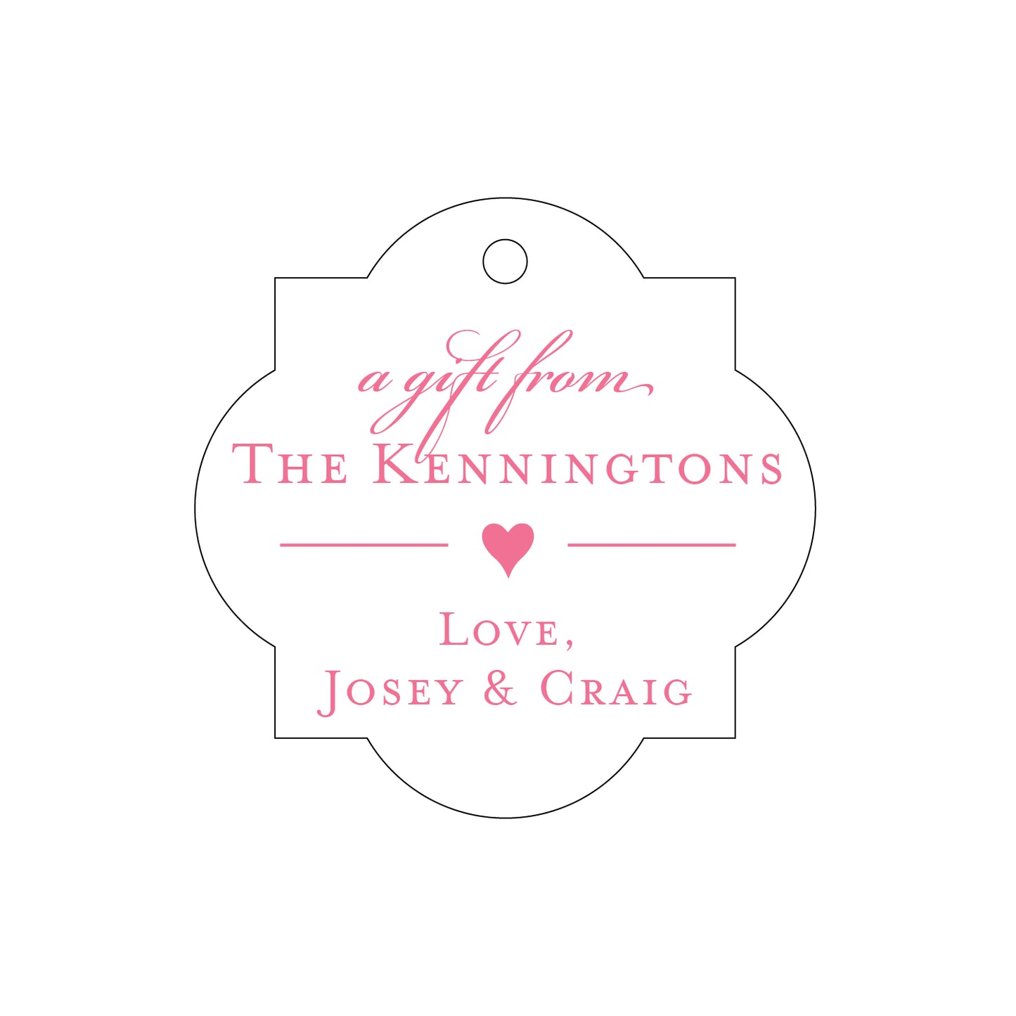 Personalized Gift Tag - T359