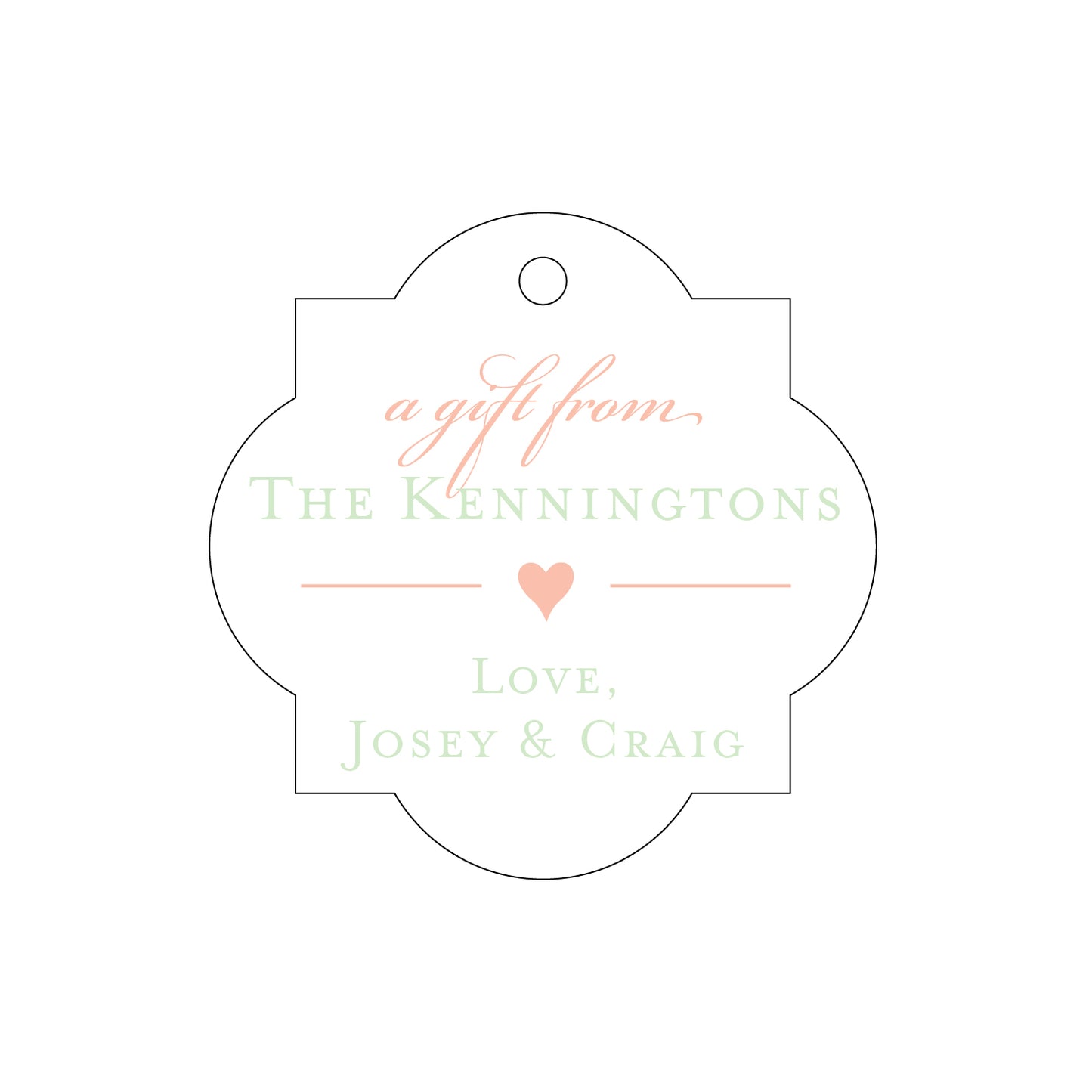 Personalized Gift Tag - T359