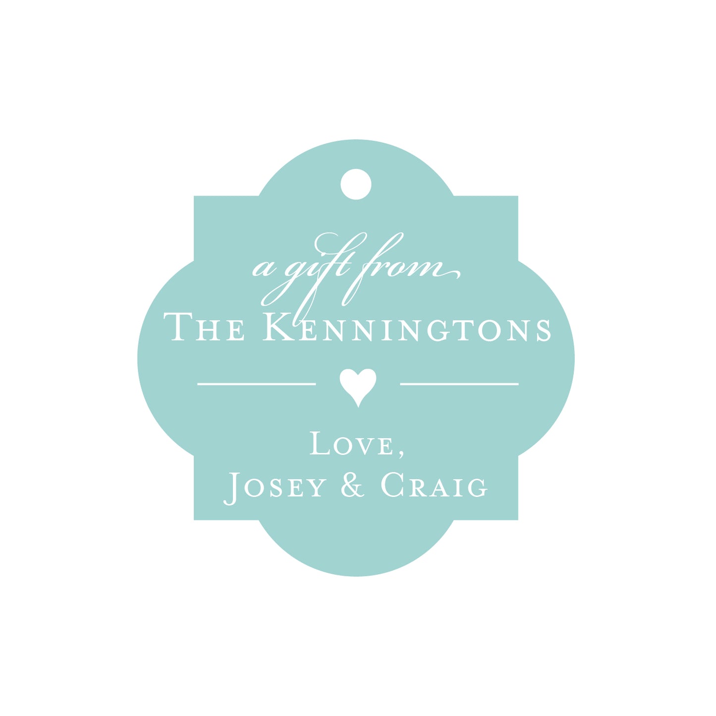 Personalized Gift Tag - T359