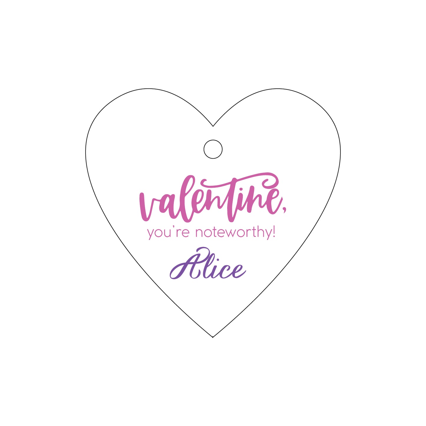 Personalized Gift Tag - T360