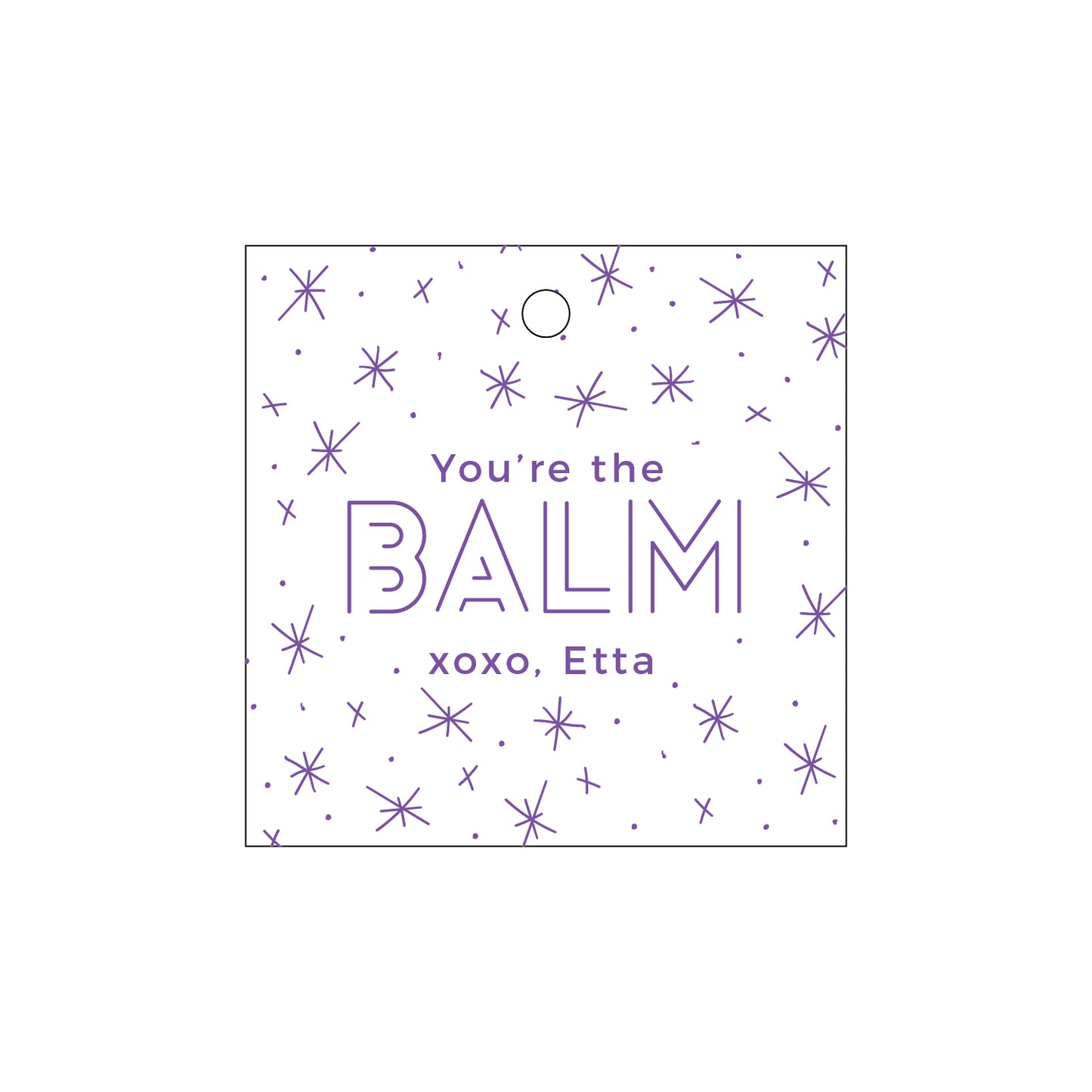 Personalized Gift Tag - T361