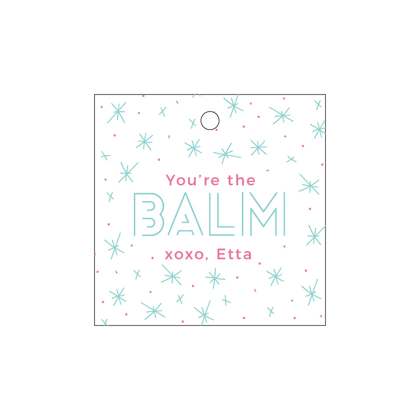 Personalized Gift Tag - T361