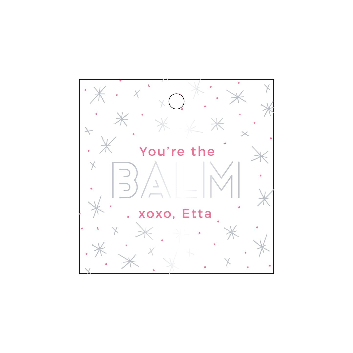 Personalized Gift Tag - T361