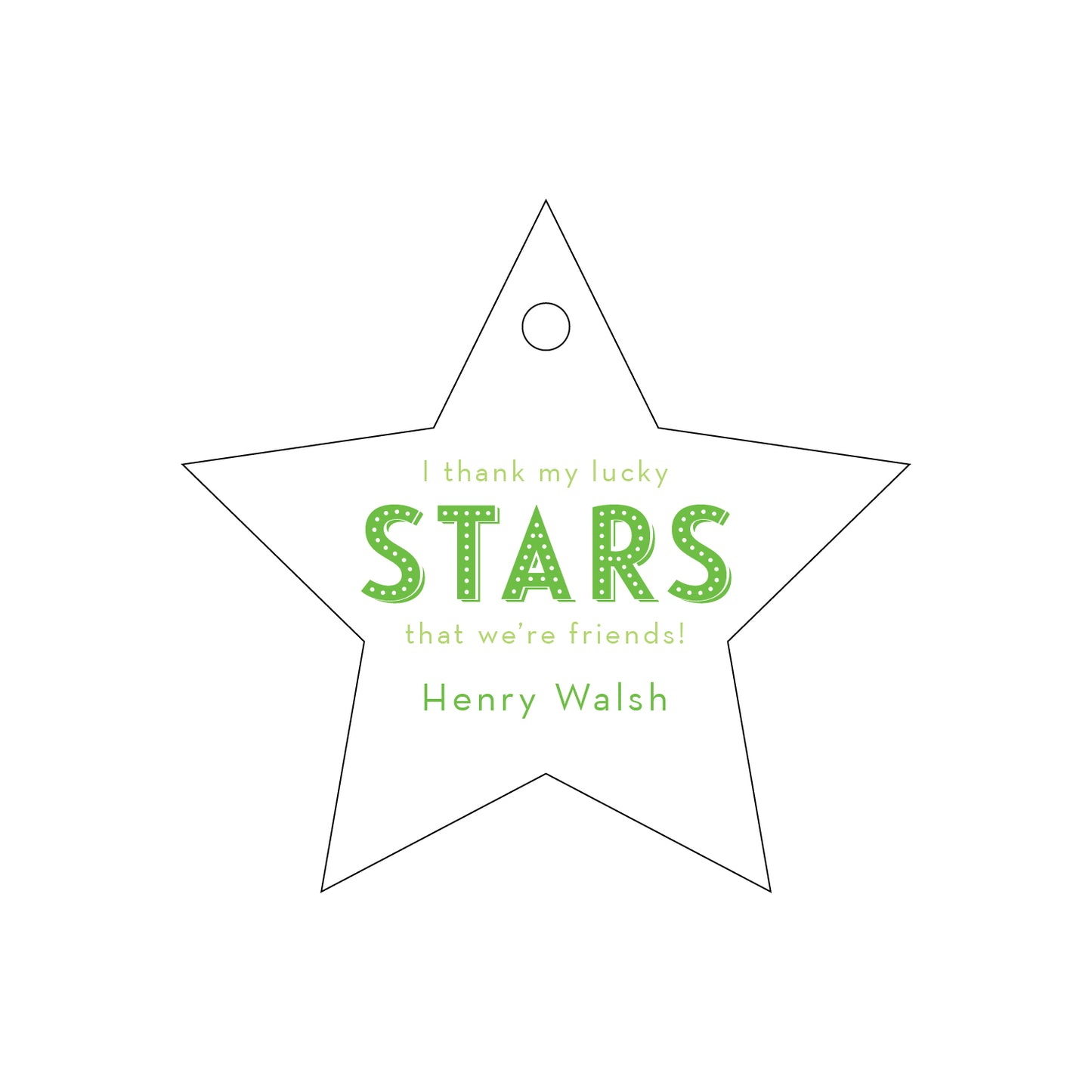 Personalized Gift Tag - T364