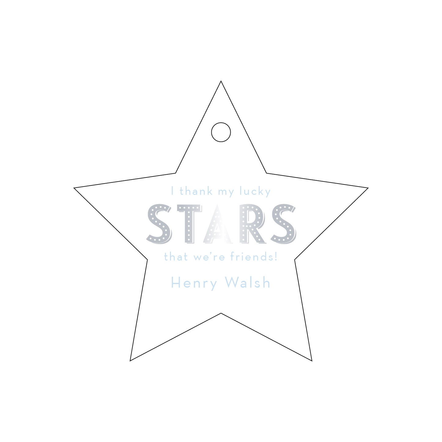 Personalized Gift Tag - T364