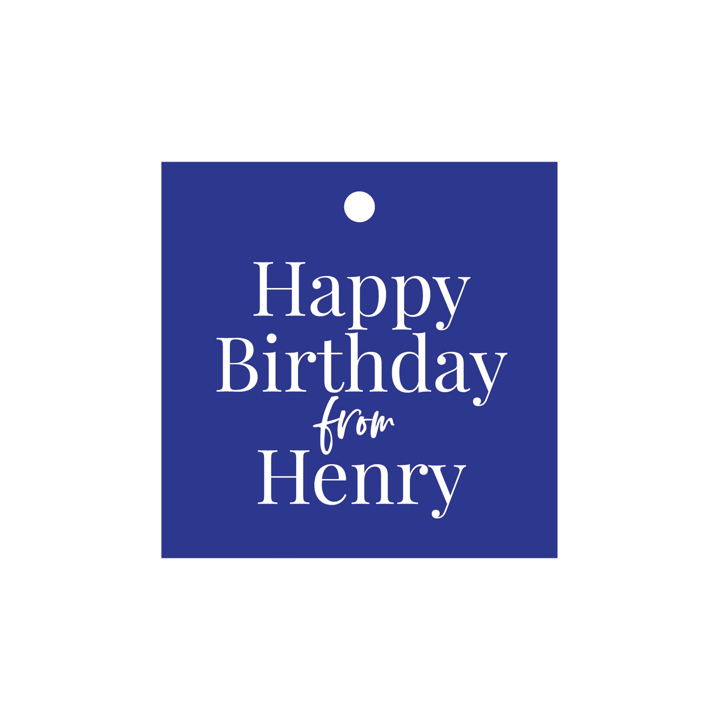 Personalized Gift Tag - T383