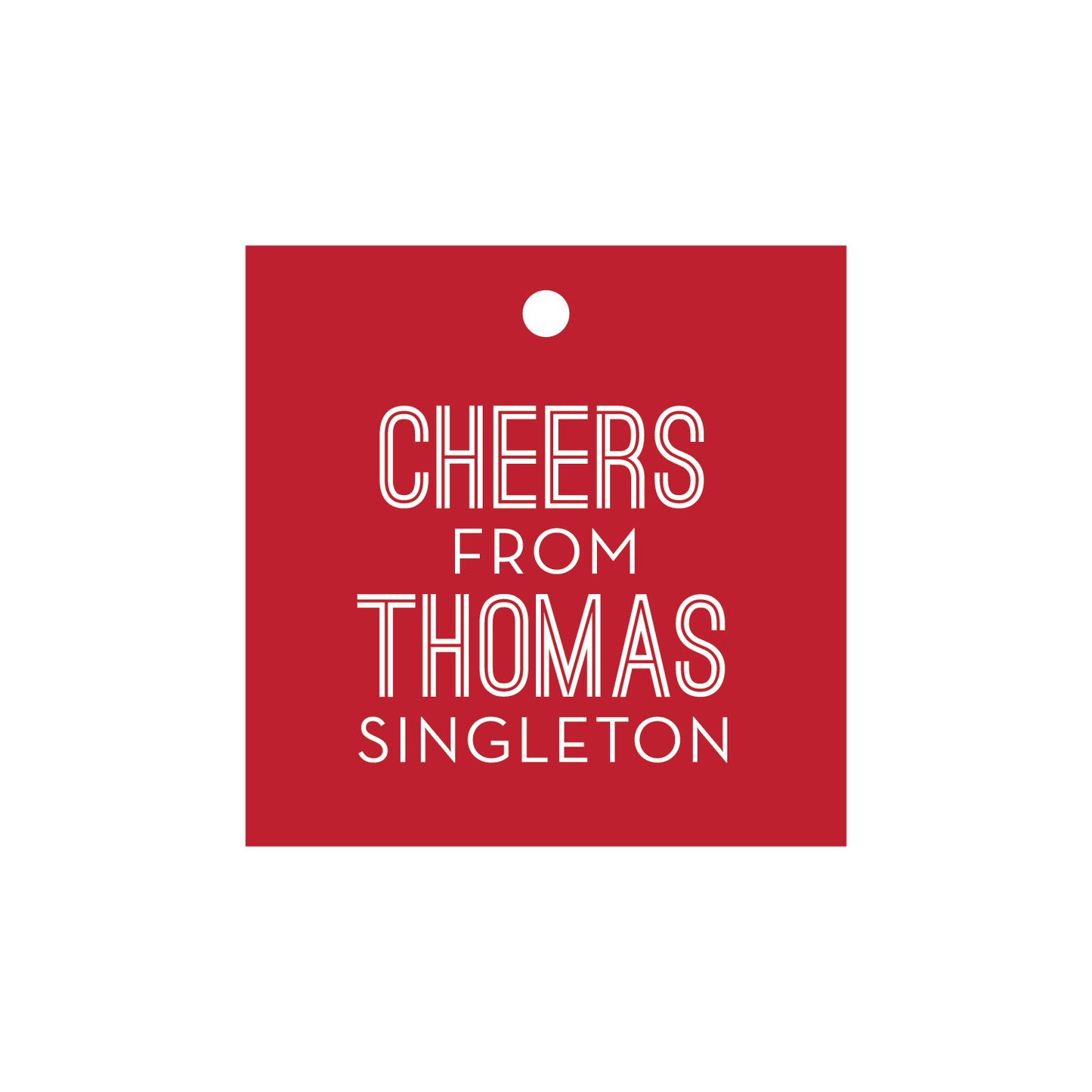 Personalized Gift Tag - T385