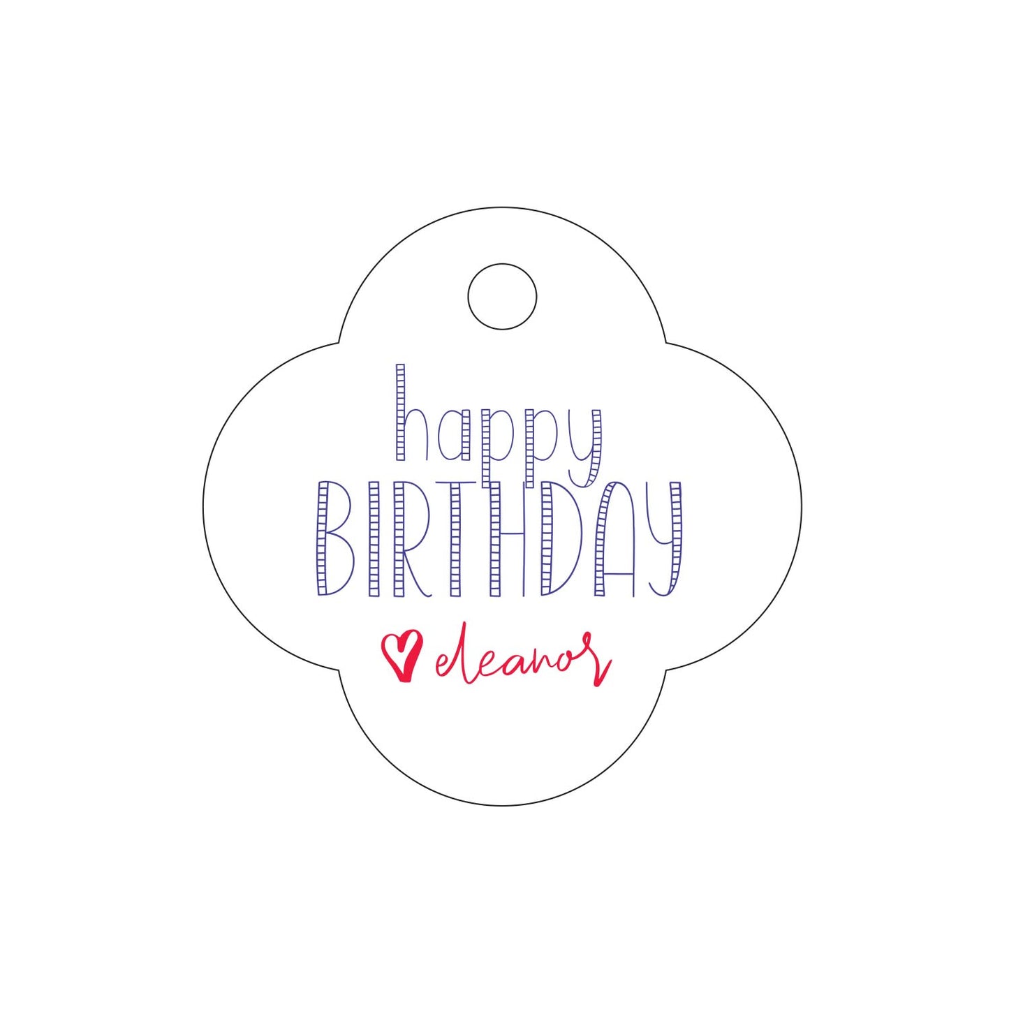 Personalized Gift Tag - T386