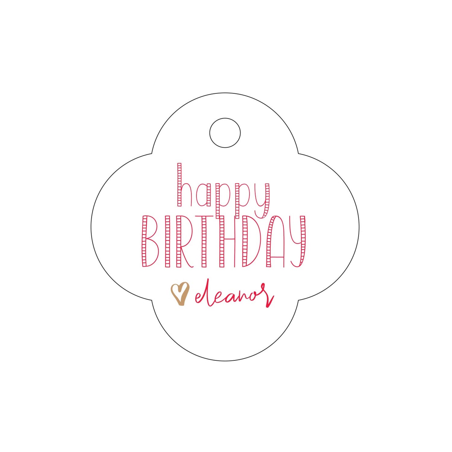 Personalized Gift Tag - T386