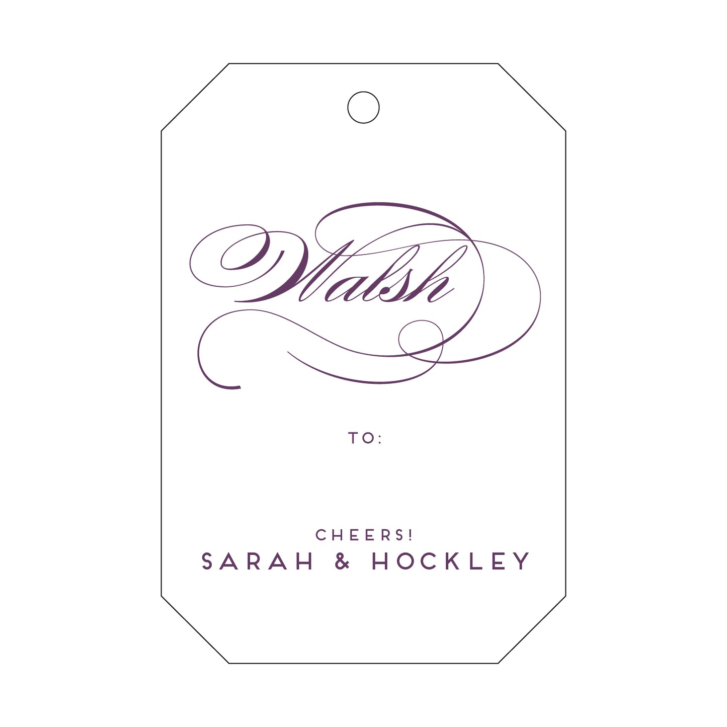 Personalized Gift Tag - T39