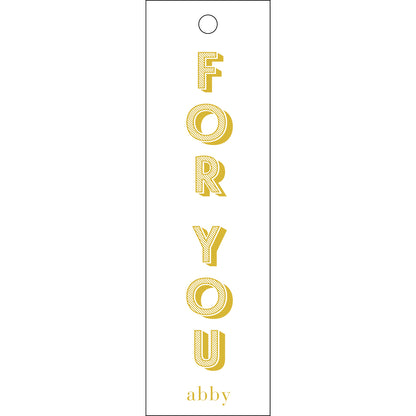 Personalized Gift Tag - T398