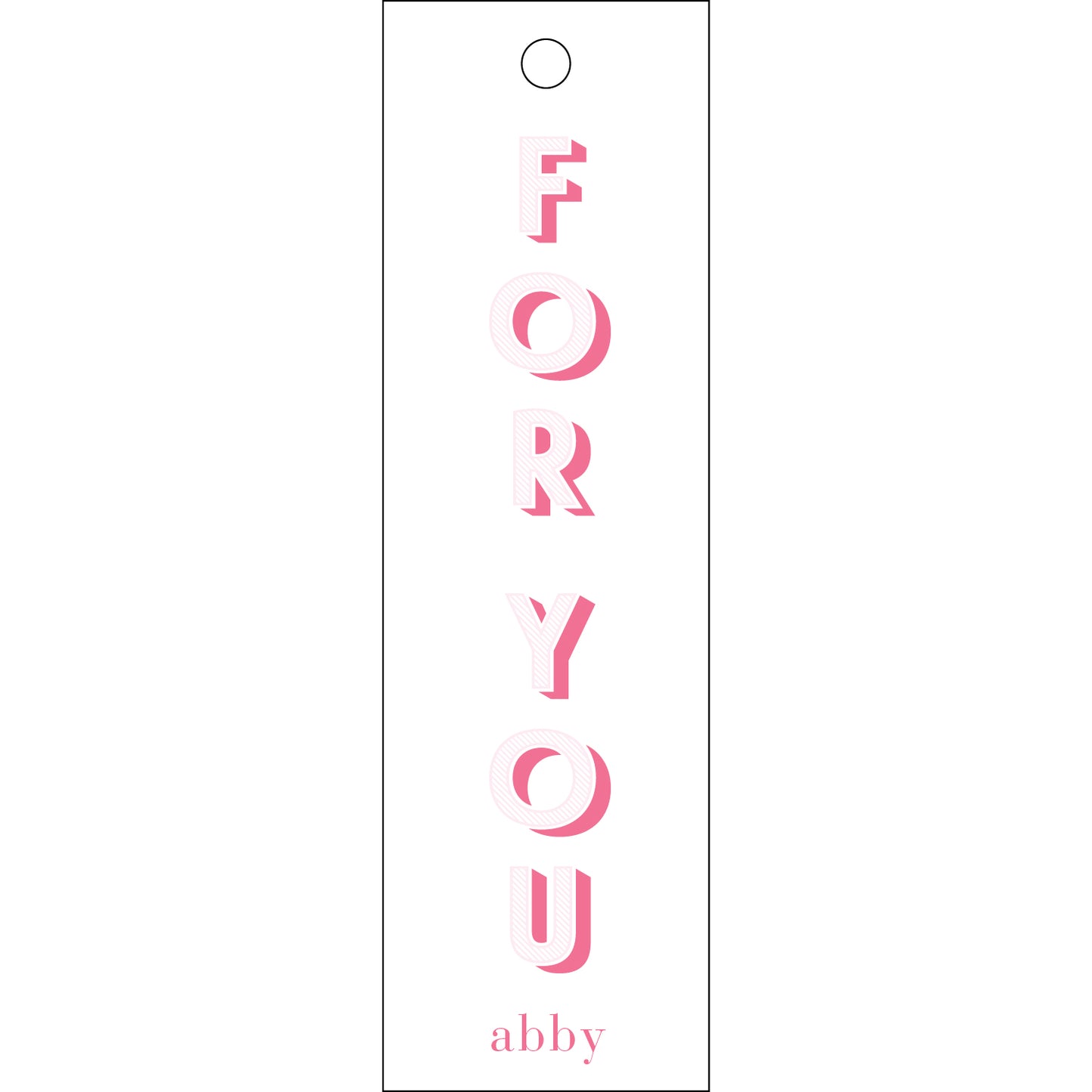 Personalized Gift Tag - T398