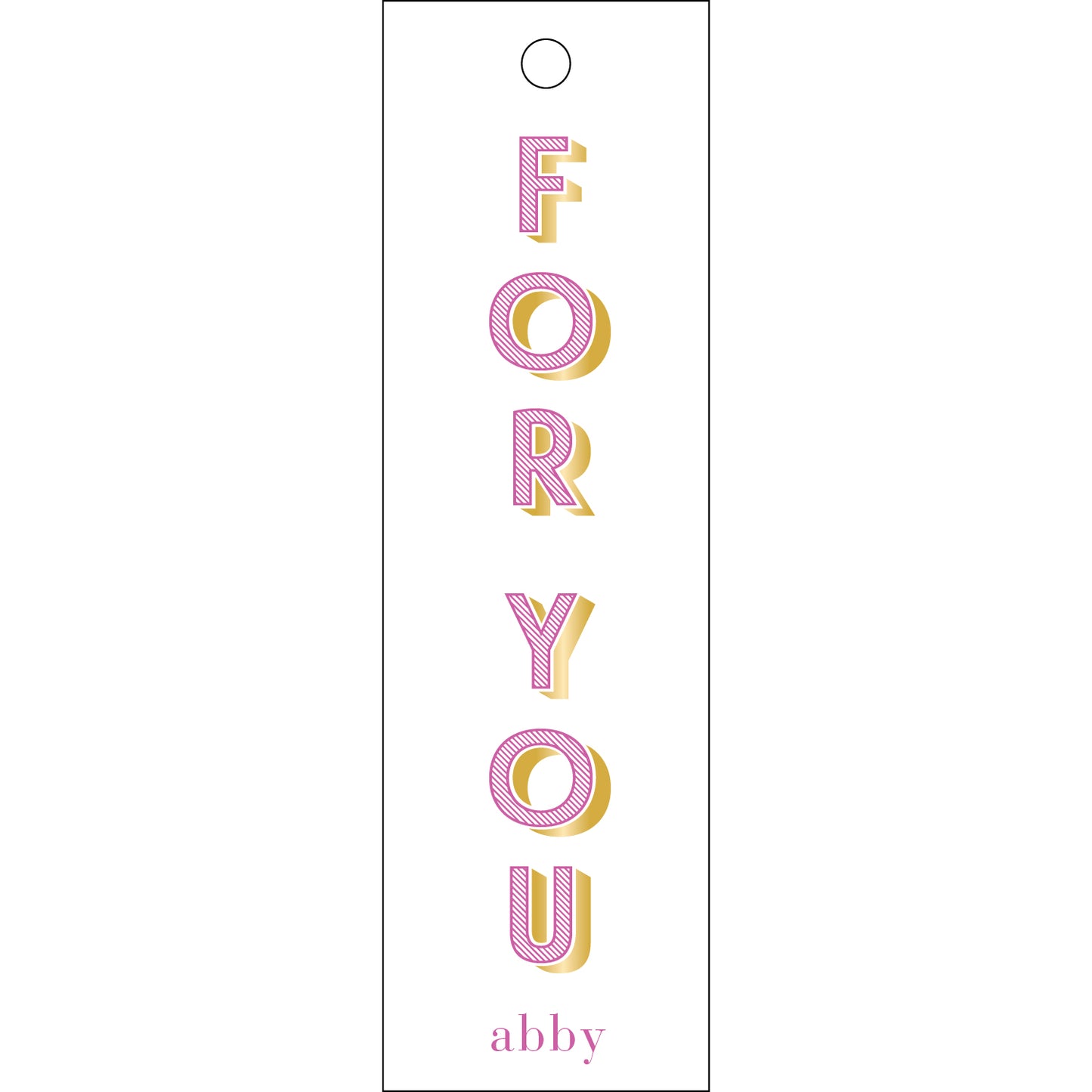 Personalized Gift Tag - T398