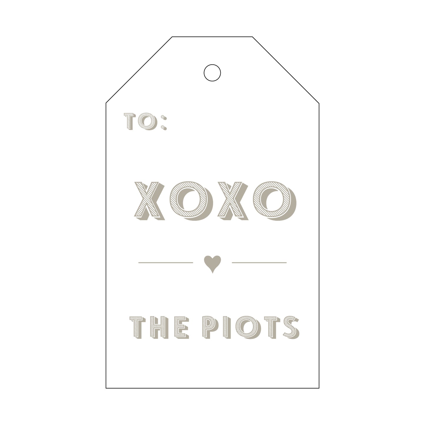 Personalized Gift Tag - T399