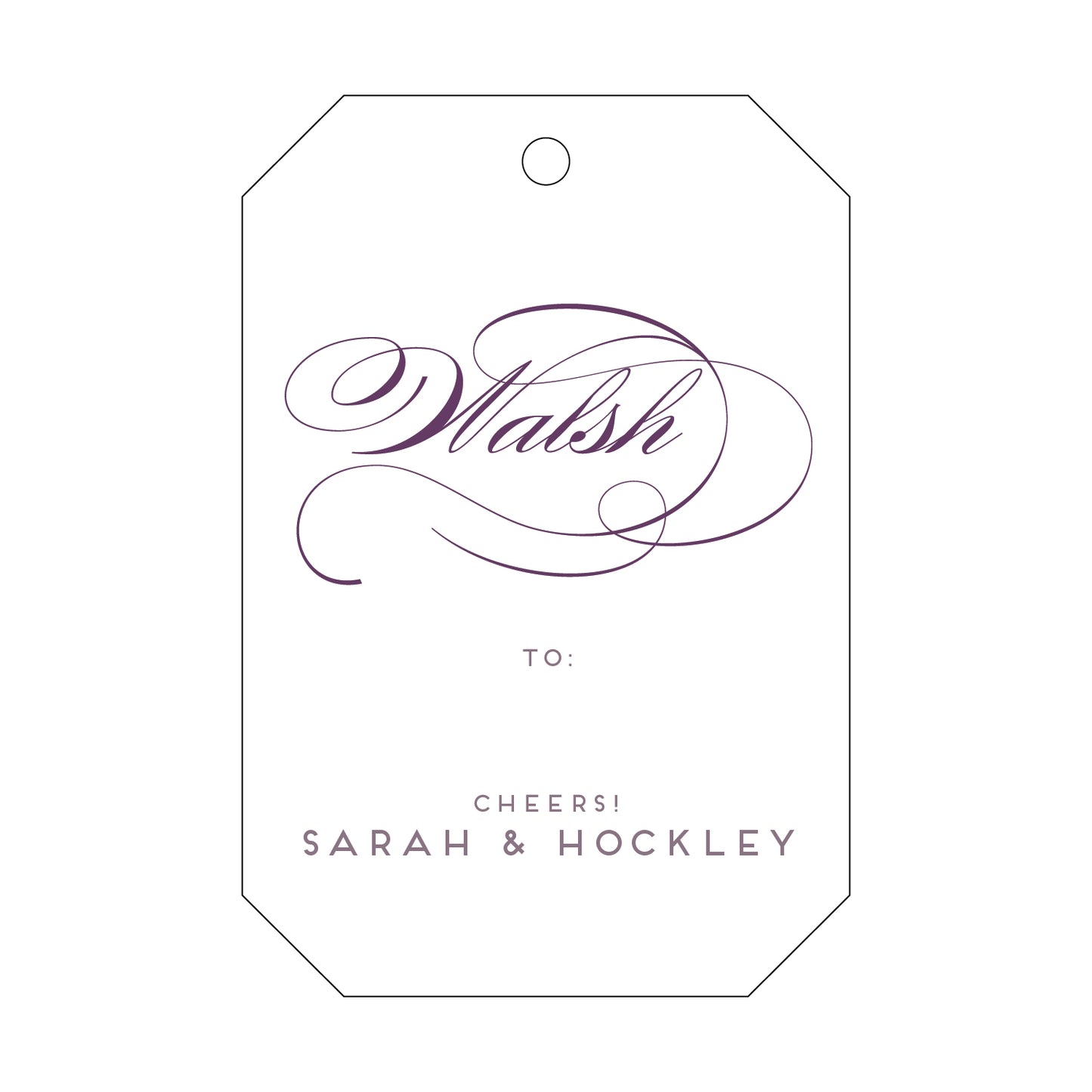 Personalized Gift Tag - T39