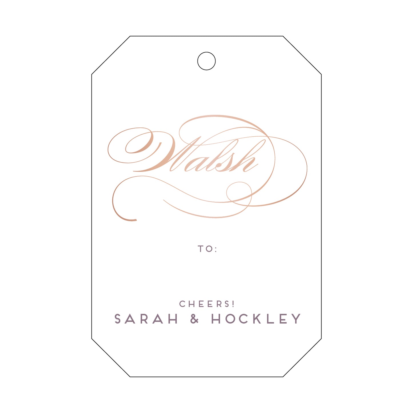 Personalized Gift Tag - T39