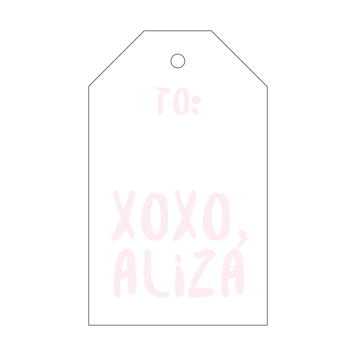 Personalized Gift Tag - T4