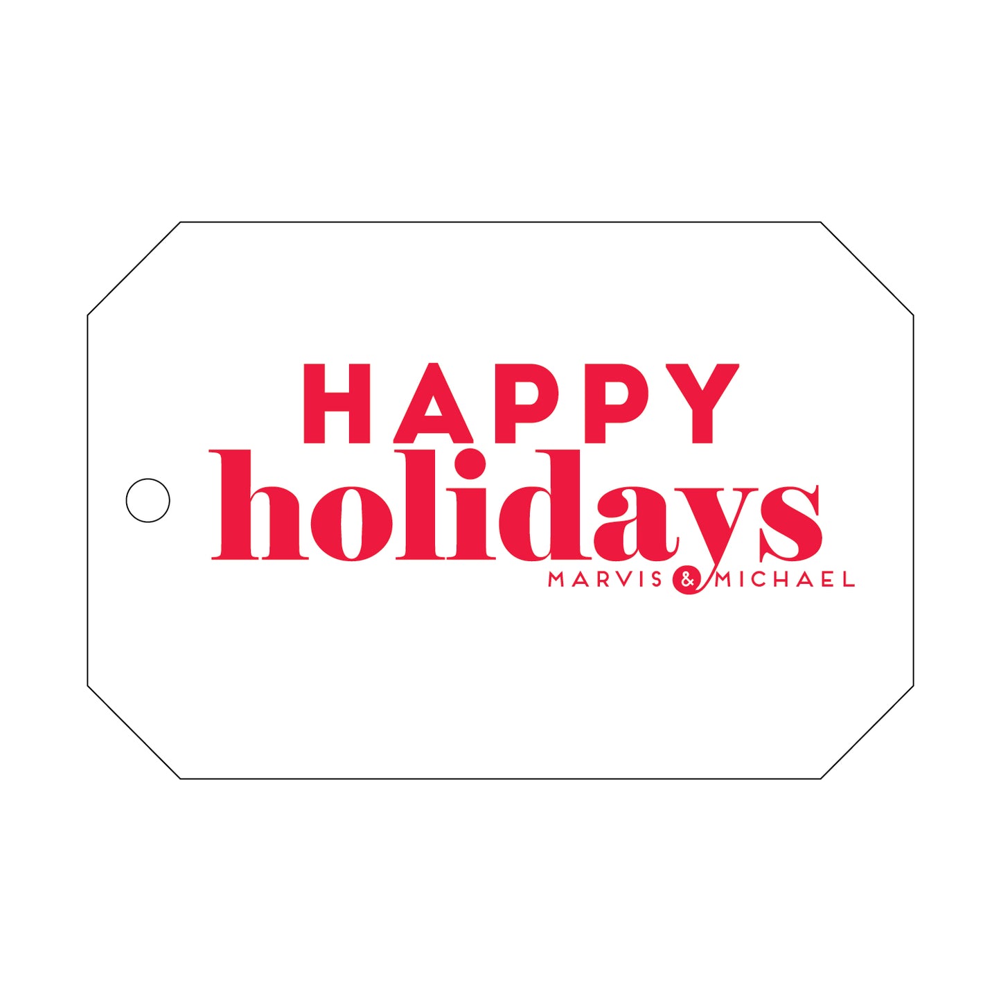 Personalized Gift Tag - T40