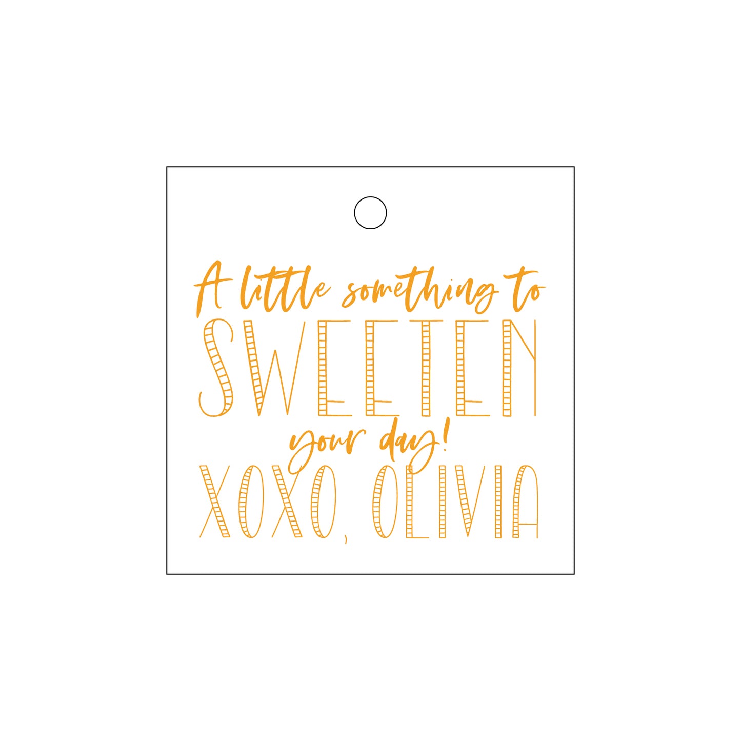 Personalized Gift Tag - T401