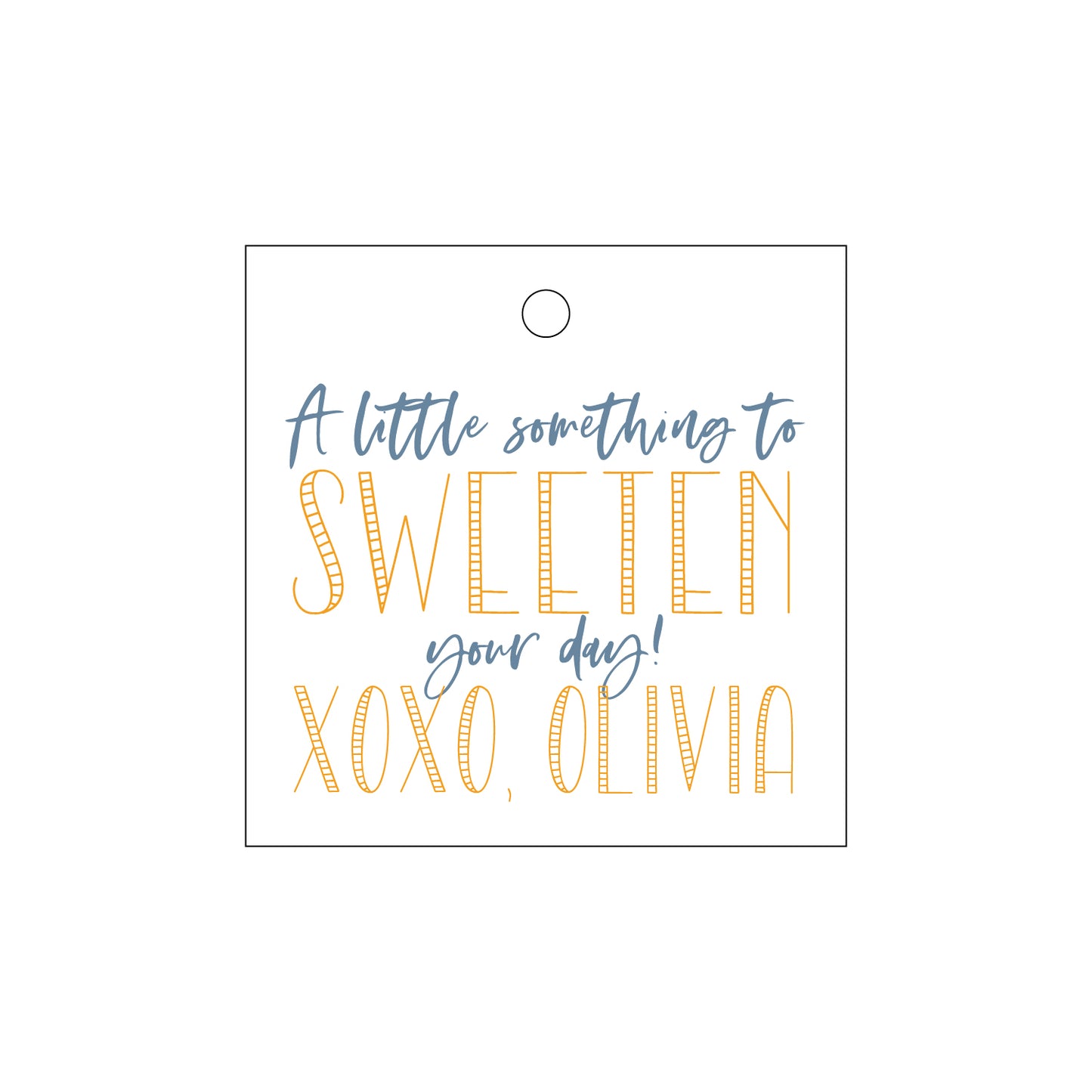 Personalized Gift Tag - T401