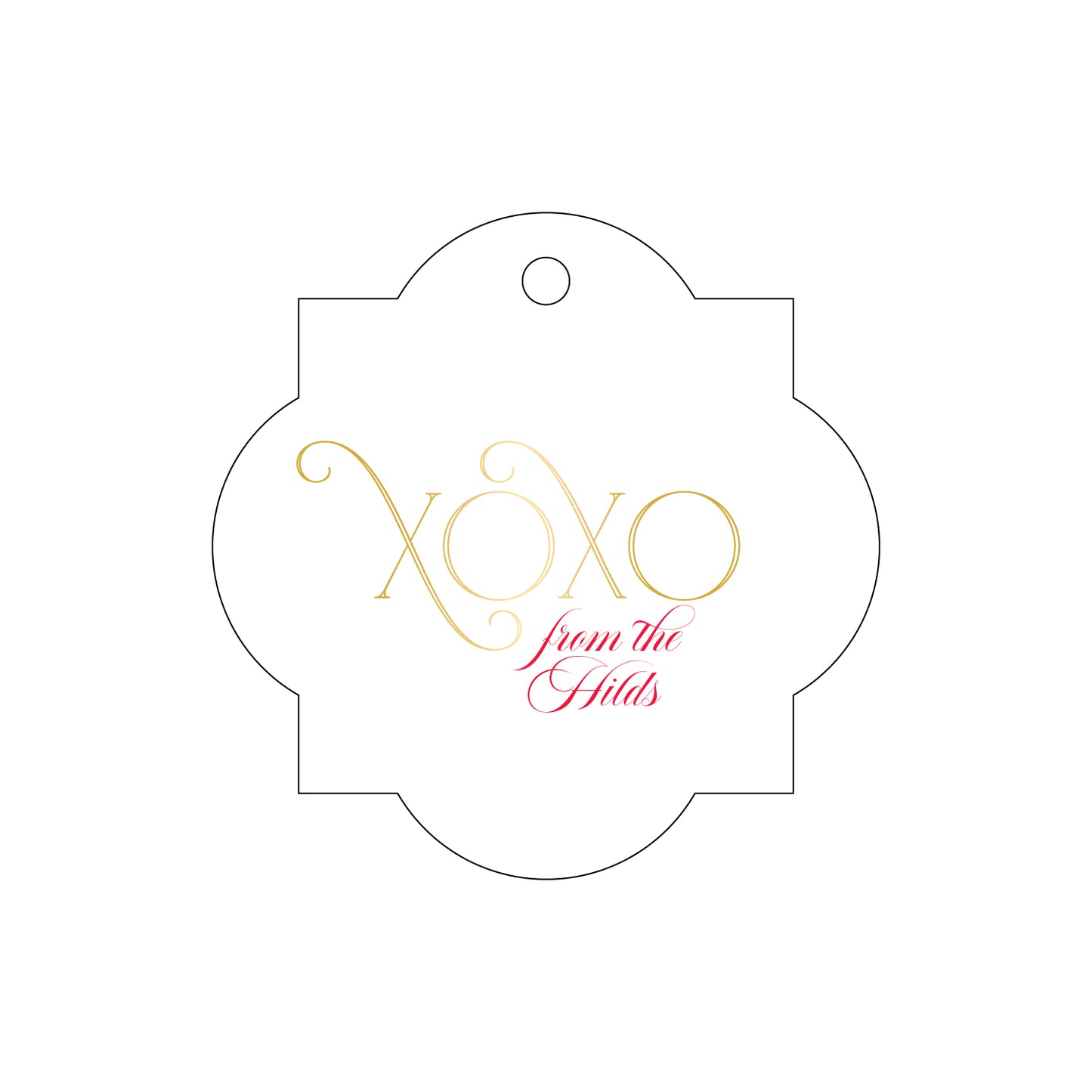 Personalized Gift Tag - T405