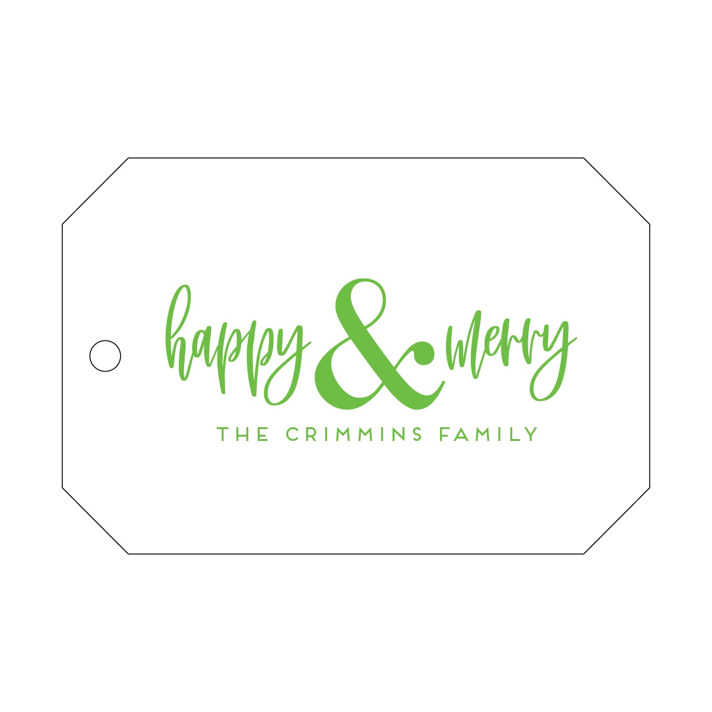 Personalized Gift Tag - T406