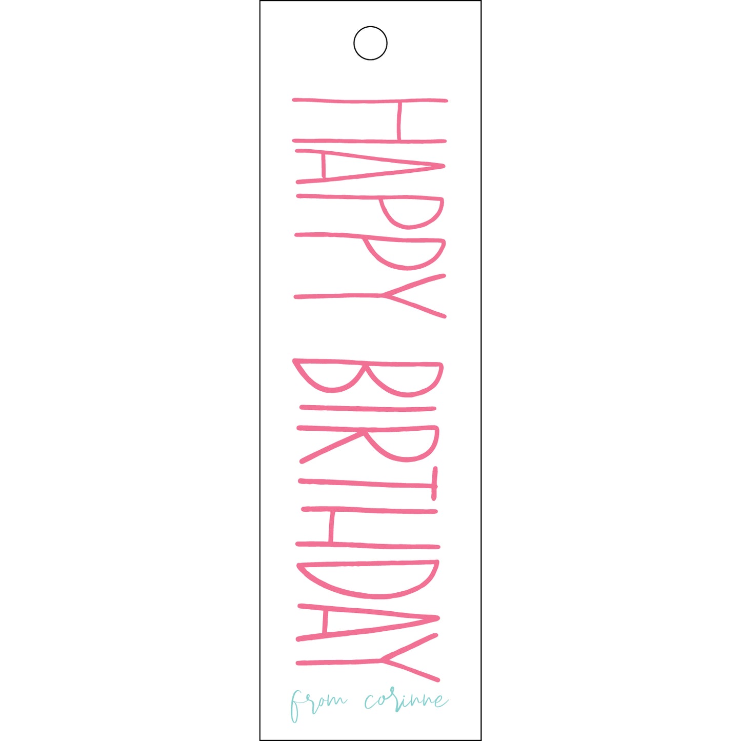 Personalized Gift Tag - T407