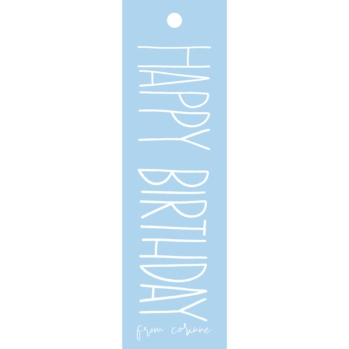 Personalized Gift Tag - T407
