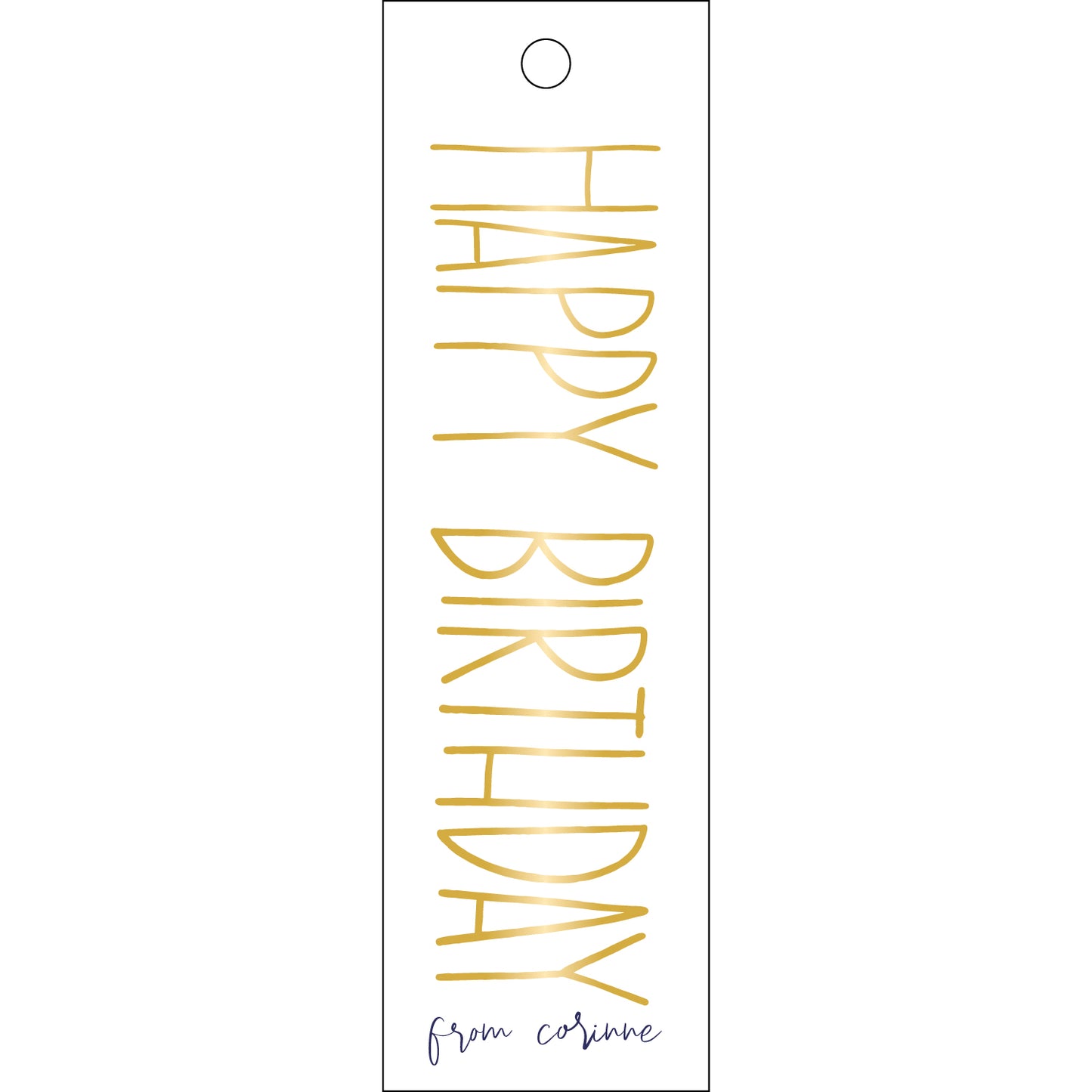 Personalized Gift Tag - T407