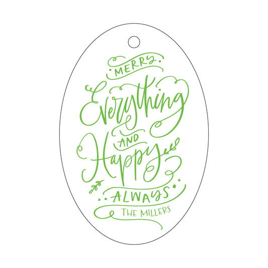 Personalized Gift Tag - T409