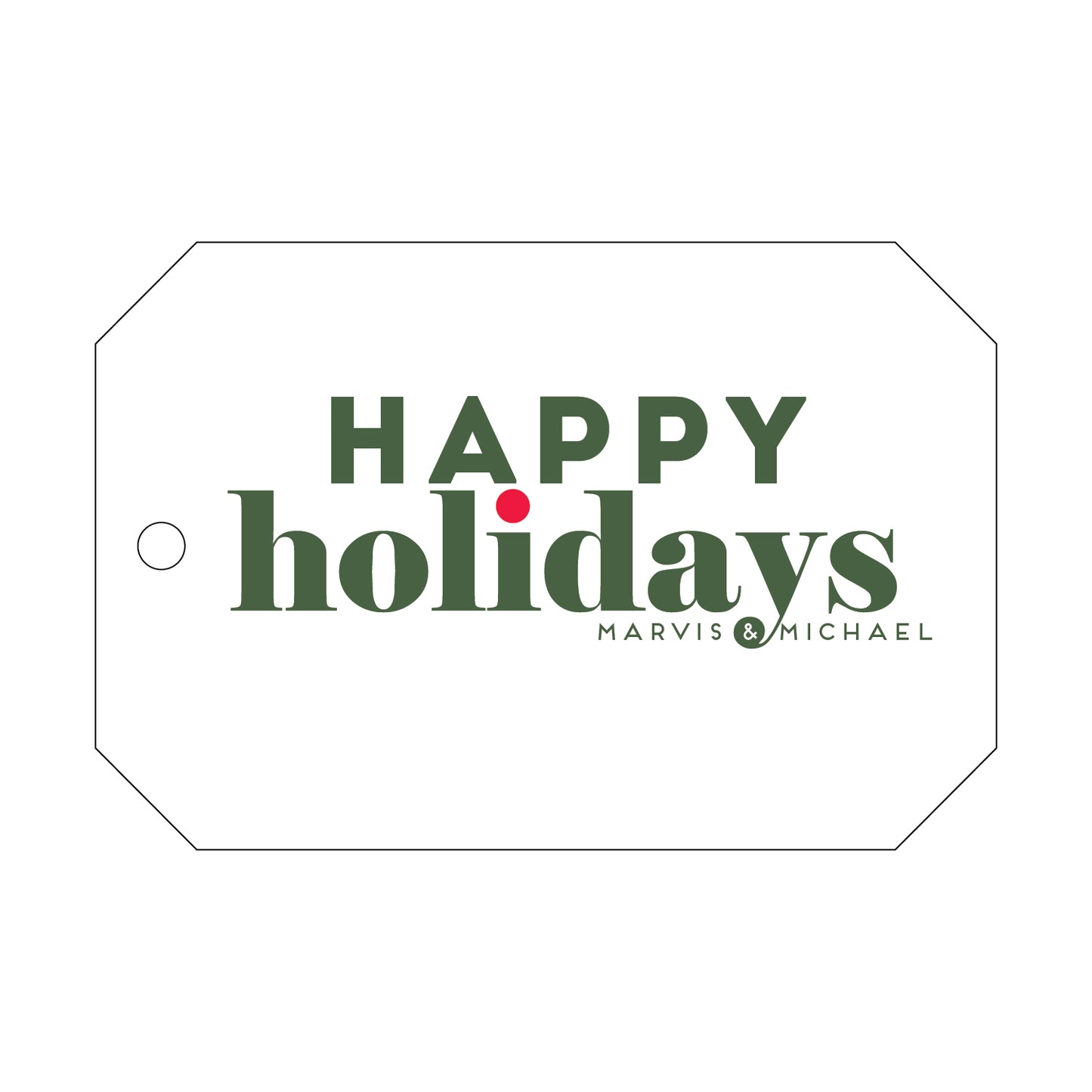 Personalized Gift Tag - T40