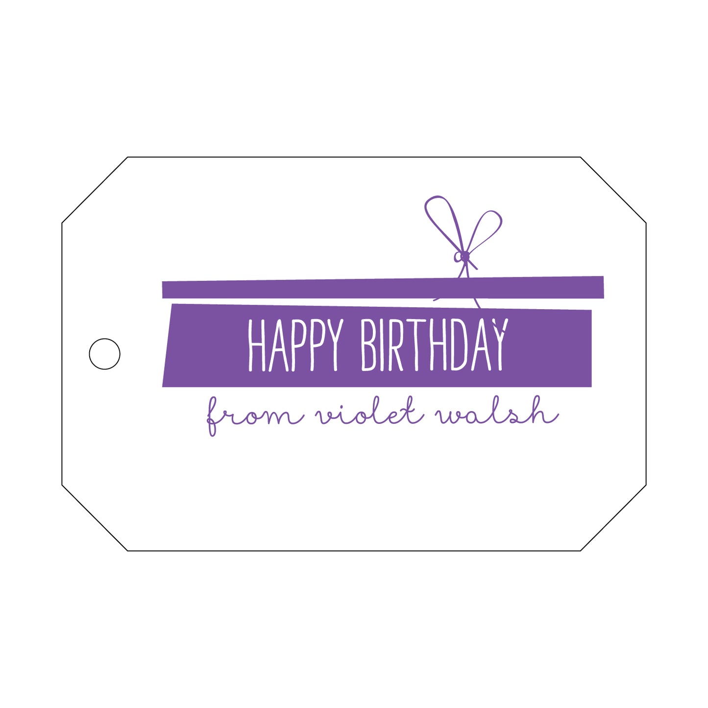 Personalized Gift Tag - T41