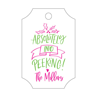 Personalized Gift Tag - T414