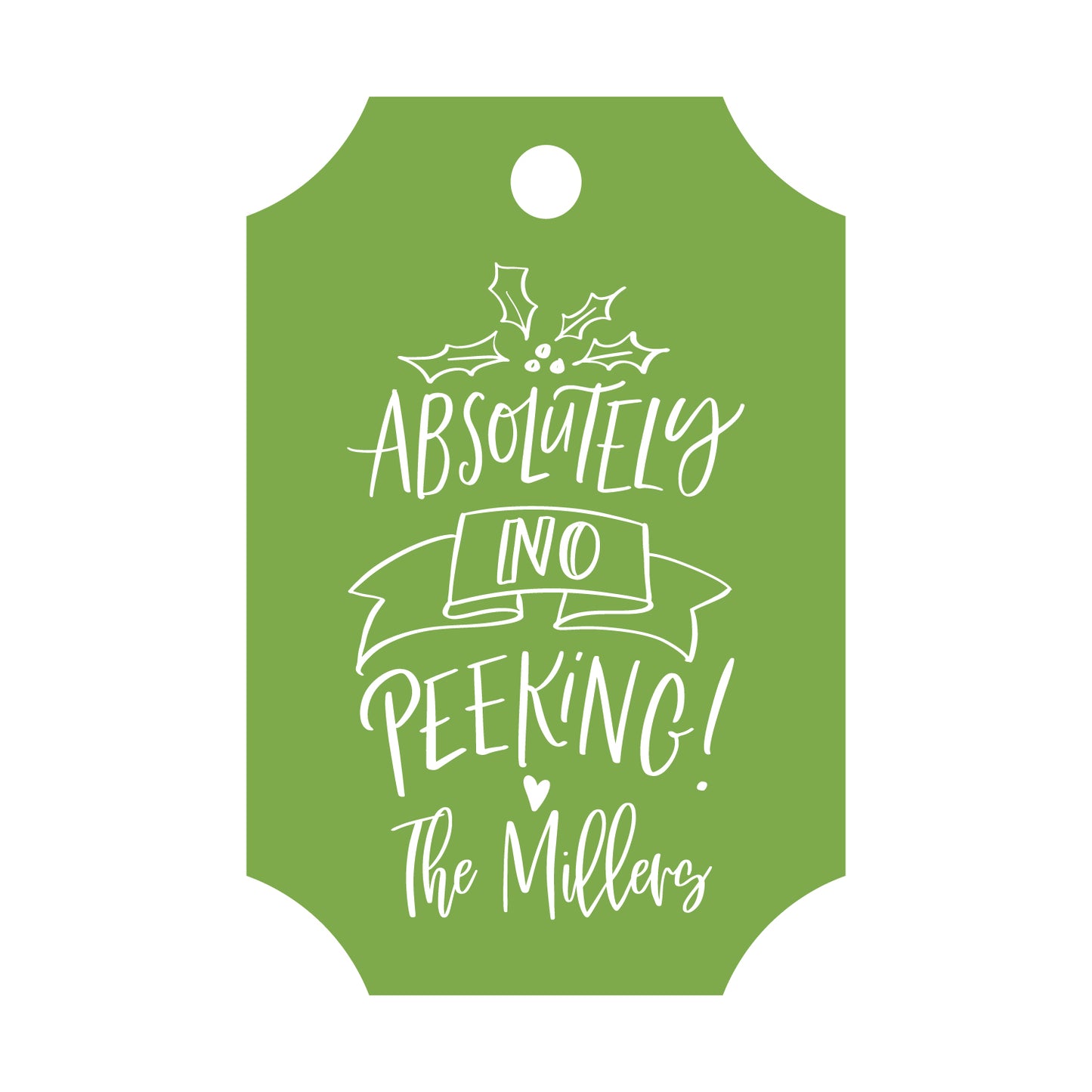 Personalized Gift Tag - T414