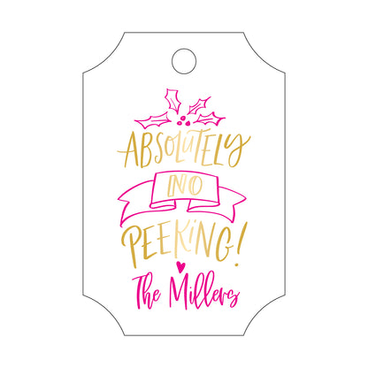 Personalized Gift Tag - T414