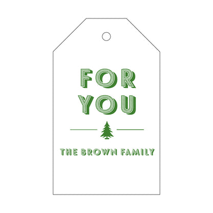 Personalized Gift Tag - T418
