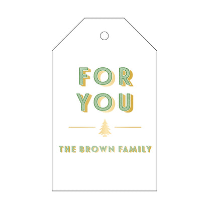 Personalized Gift Tag - T418