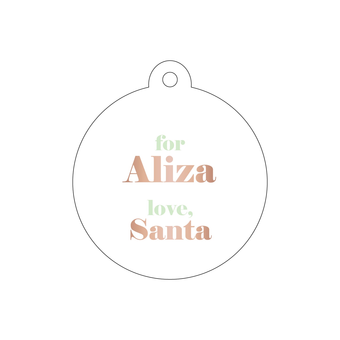 Personalized Gift Tag - T419