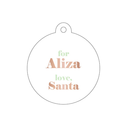 Personalized Gift Tag - T419