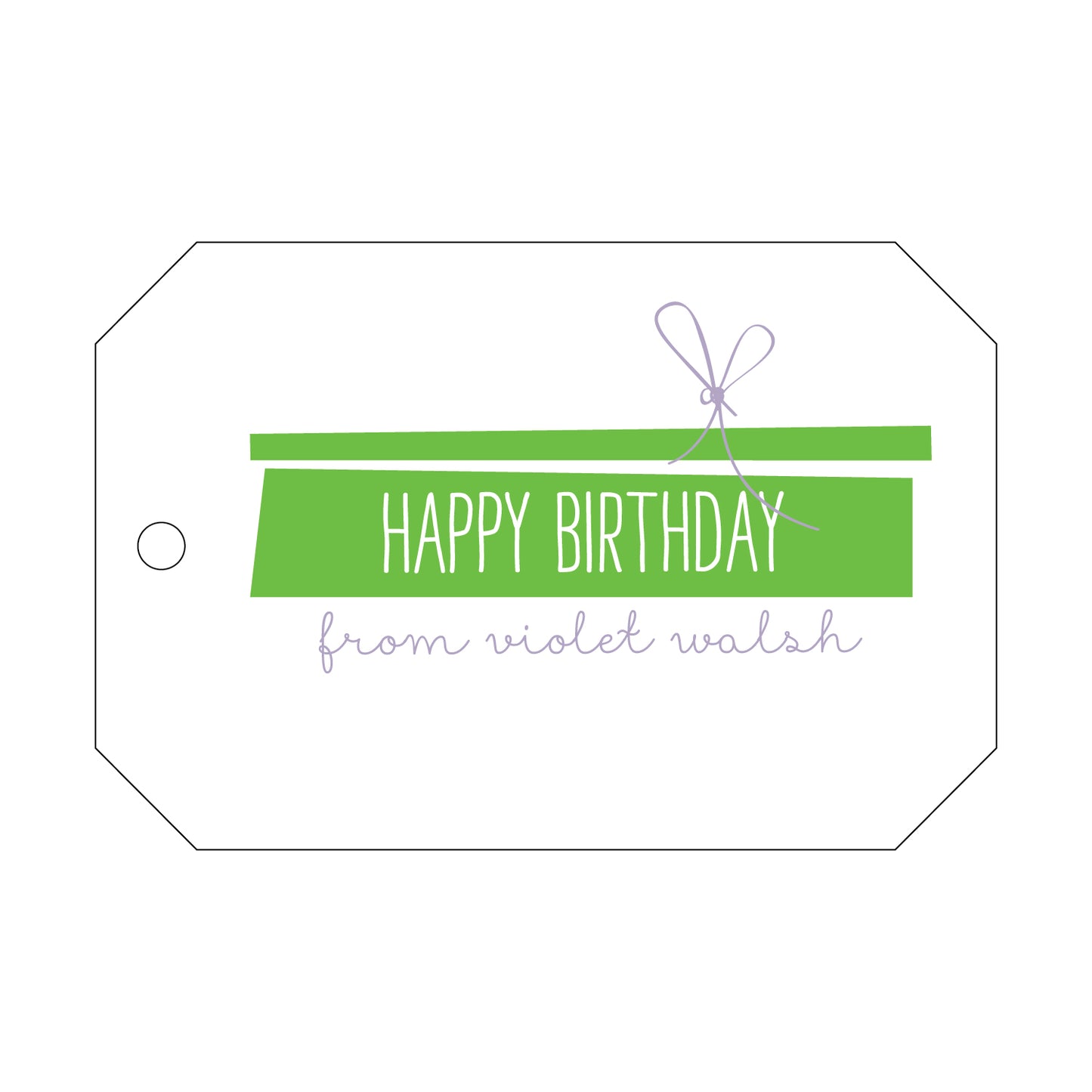Personalized Gift Tag - T41